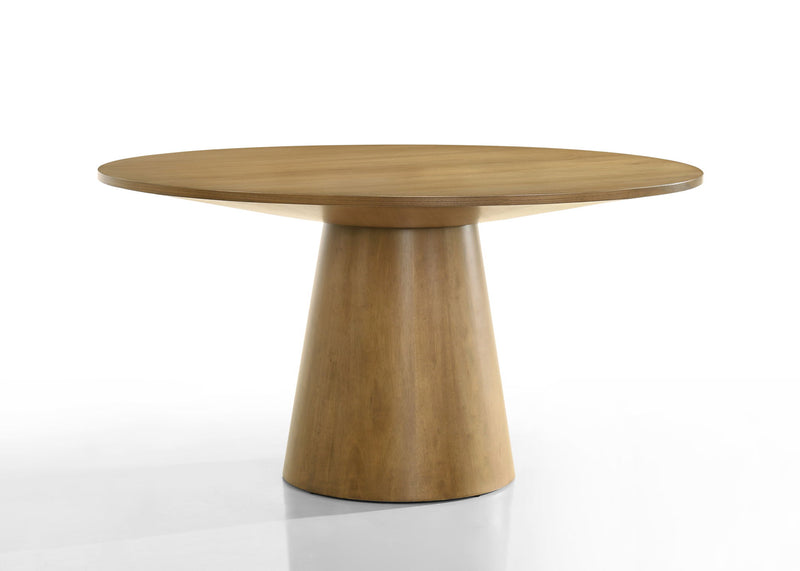 Jasper - Contemporary Round Dining Table With Finish Chairs