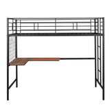 Bed With Desk And Grid