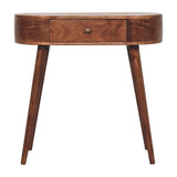 Rounded Wood Table