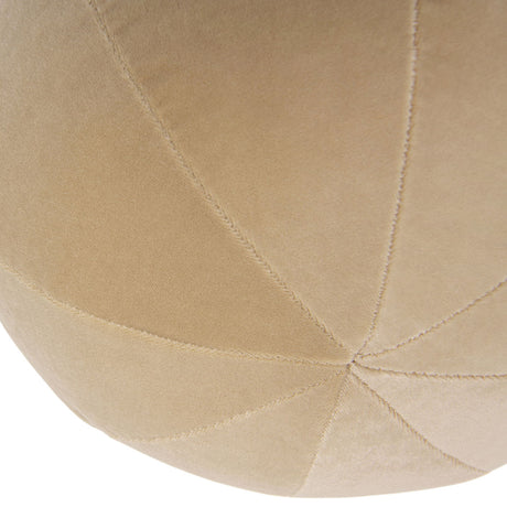 Luna - Round Sphere Accent Ball Throw Pillow - Fawn Brown