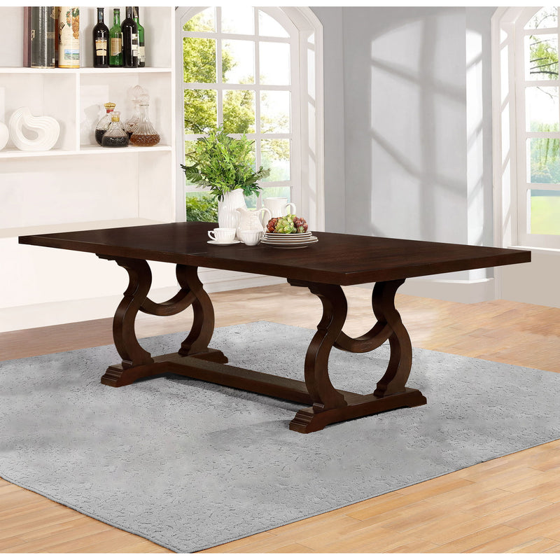 Fremont - Trestle Rectangular Dining Table With Removable Leaf