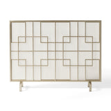 Dorothy - Modern Single Panel Iron Fire Screen
