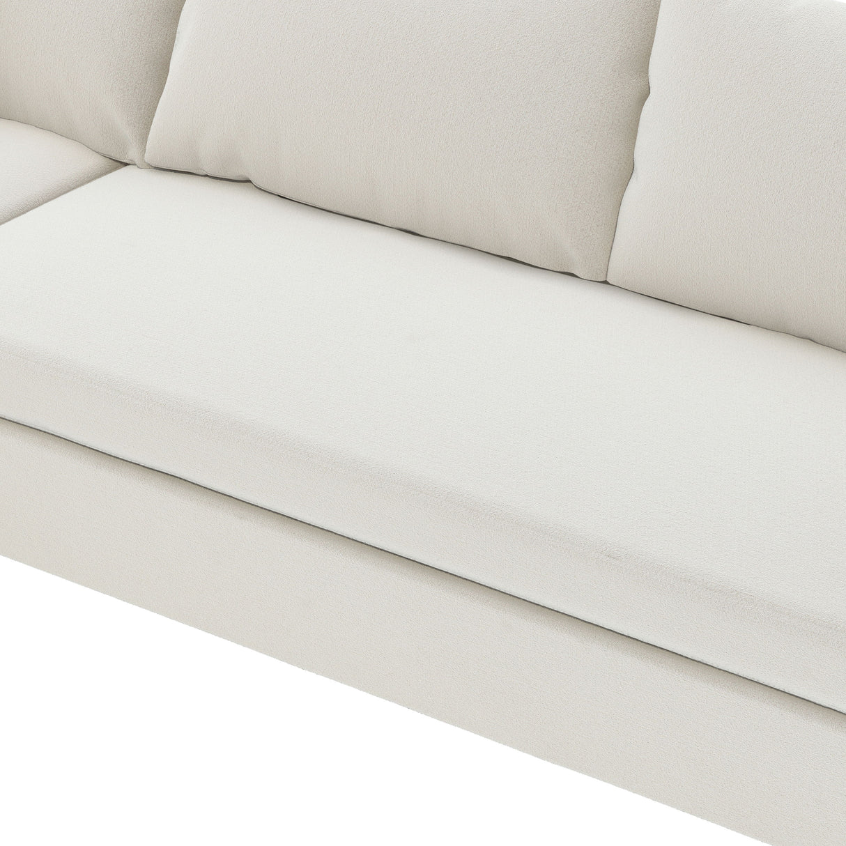 Modular Sectional Bed Couch Set With Pillows Free Combination, Minimalist Style Oversized 6 Seat Convertible Sofa