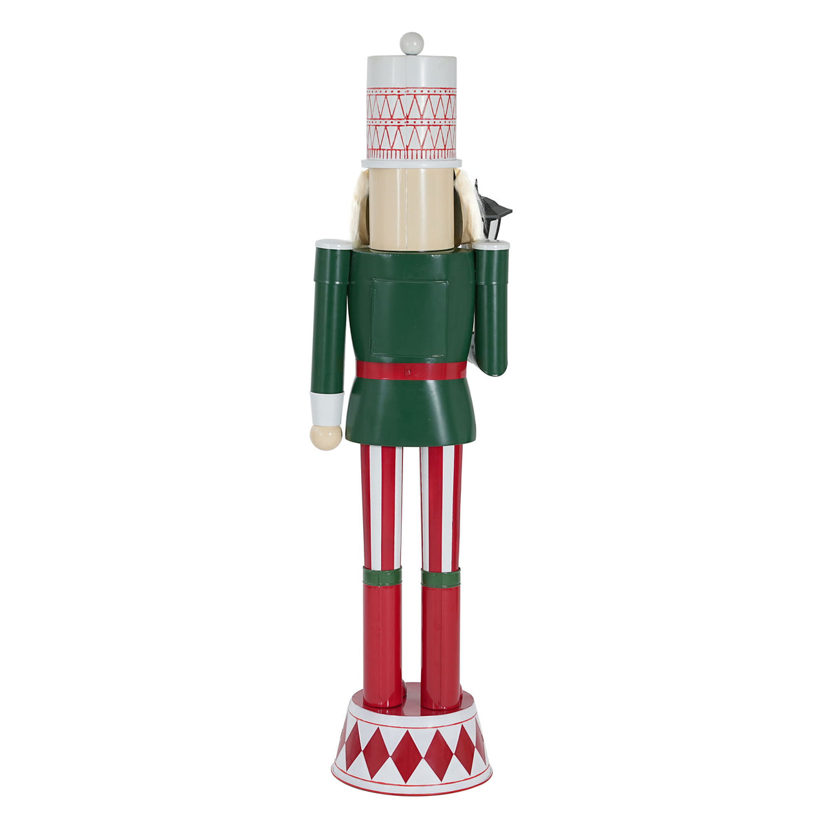 Classic Nutcracker Holiday Decor, Durable Construction - Green / Red / White