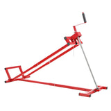 Universal Easy Lawn Mower Lift For Riding Tractors, 800 Lbs Capacity - Red