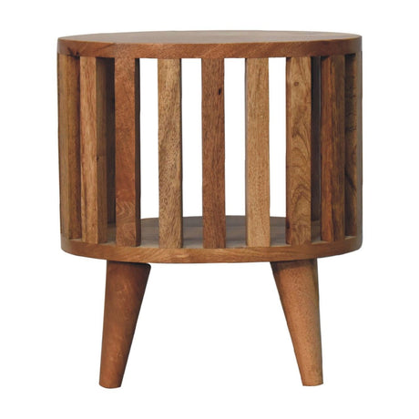 Ariella - Single Shelf Nightstand - Oak