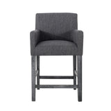 Serenitia - Upholstered Counter Chair With Straight Arm