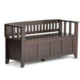 Acadian - Entryway Storage Bench, Handcrafted