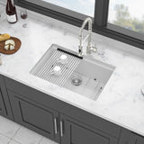 Quartz Kitchen Sink, Composite Workstation, Undermount