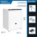 Diamond Touchscreen Biometric Keypad Security Safe
