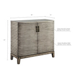 Fancy Design Chest With Ample Storage - Gray