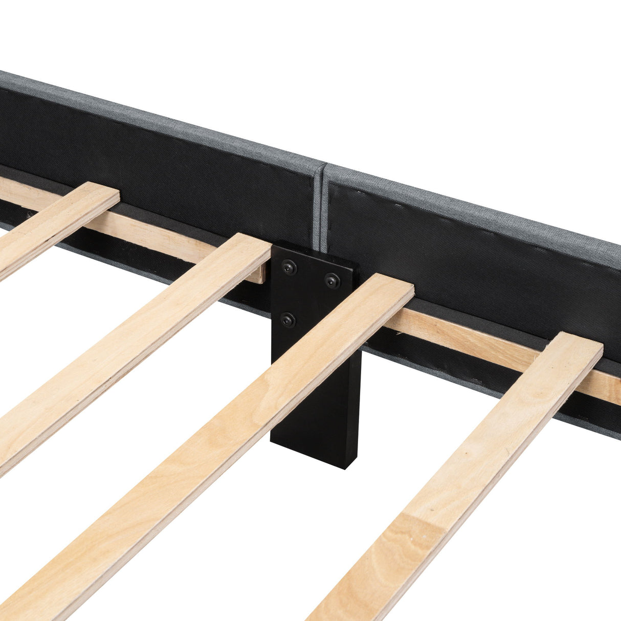 Canopy Platform Bed With USB And Type-C Ports