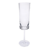 Oval Halo - Acrylic Champagne Flutes (Set of 4)