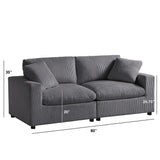 Chelsea - Modular 2 Piece Sofa