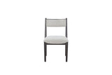 Comfortable Upholstery Cresent Chair (Set of 2) - Peppercorn