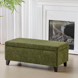 Storage Ottoman With Flip Top Lid