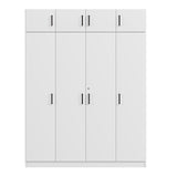 Contemporary 4 Door Wardrobe With 1 Drawer And Top Cabinet