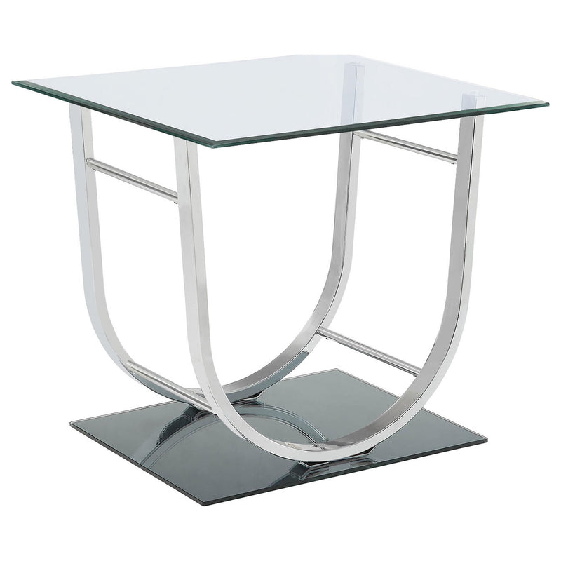 Garrett - 2 Piece Coffee Table Set - Chrome