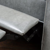 Wide Manual Club Recliner - Dark Gray