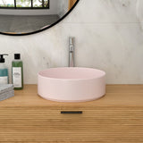 Elegant Ceramic Vessel Bathroom Sink With Stain Resistant Finish