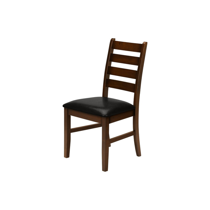 Dining Chair, Dining Room, Side, Upholstered, Transitional (Set of 2) - Brown