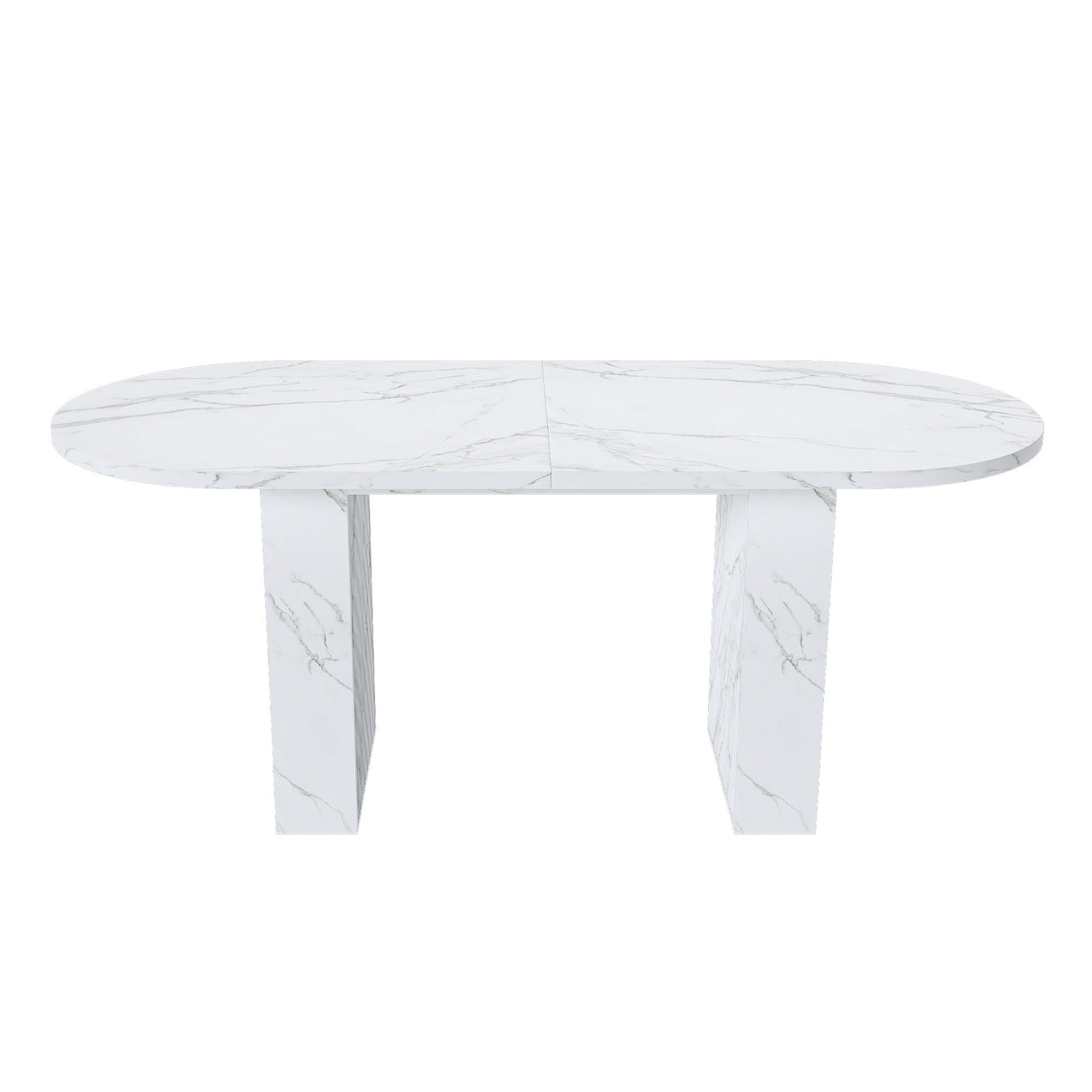 Oval Dining Table - White
