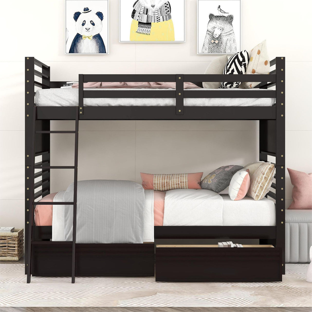 Bunk Bed With 2 Drawers