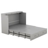 Murphy Wall Bed With Drawer And A Set Of Sockets & USB Ports, Pulley Structure Design