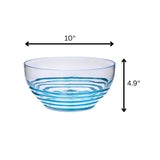 Swirl Acrylic Serving Bowls, Unbreakable
