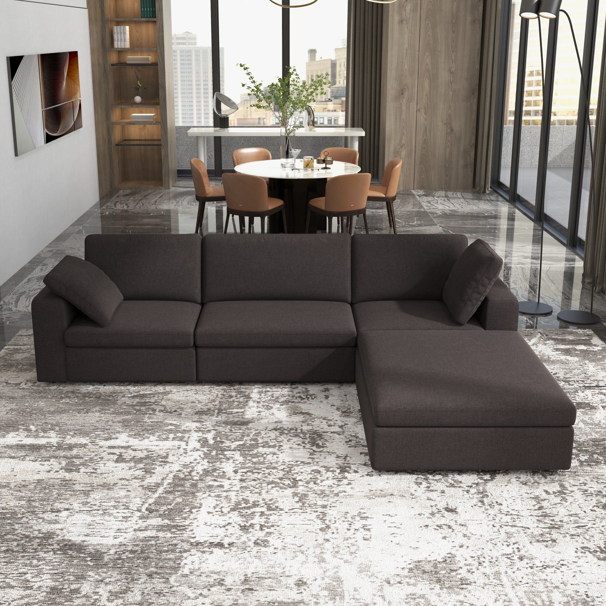 Ashcroft Furniture Cecilia Sectional - Thumbnail 2