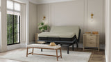 Gel Comfort - 12" Short Queen Soft Mattress - Black / Gray