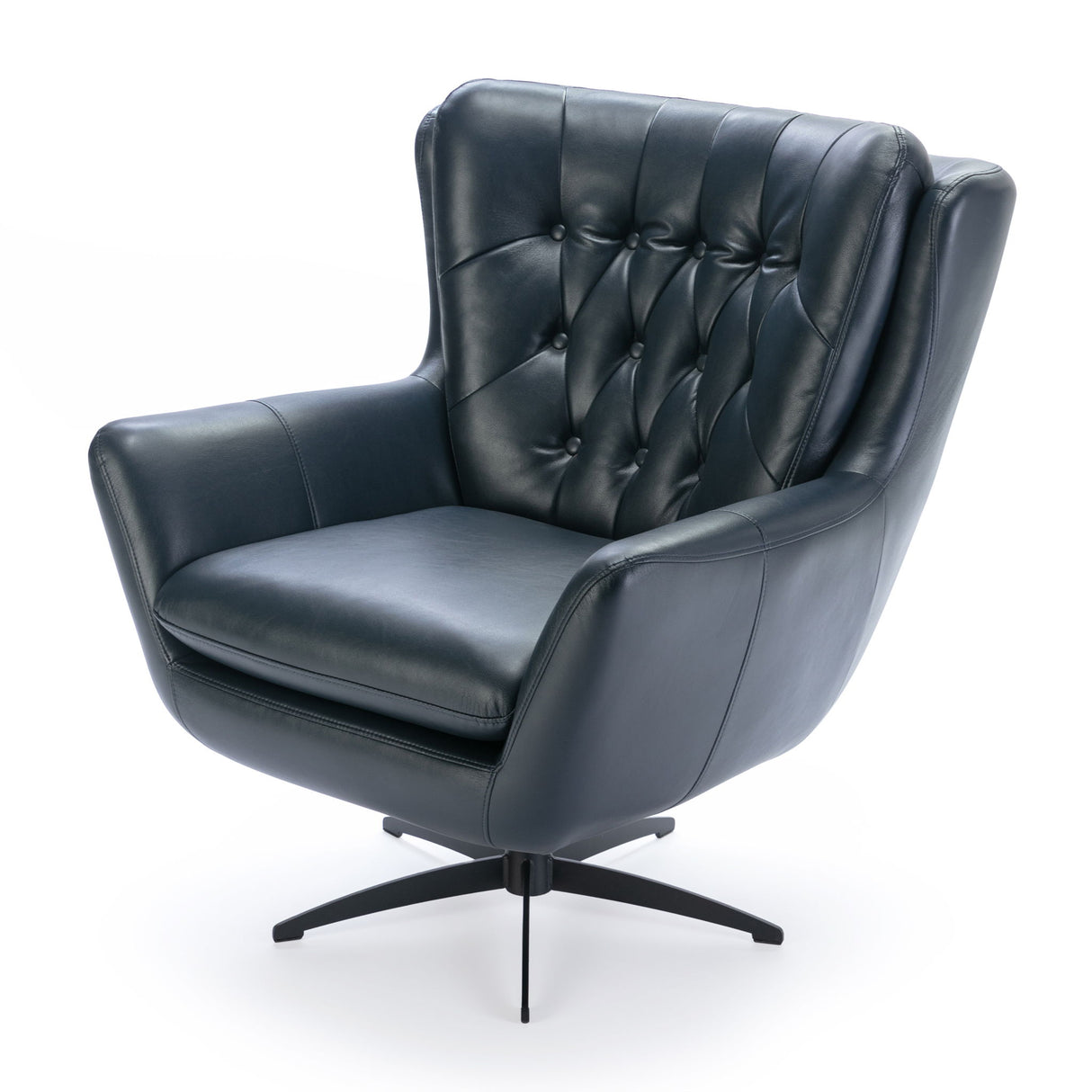 Calvin - Tufted Swivel Chair