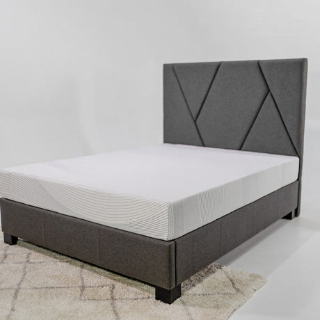 Regen - 8" California King Size Cooling Copper Infused Memory Foam Mattress - White