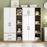 6 Door Wardrobe With Shelves And Drawers