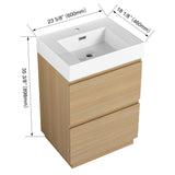 Modern Freestanding Bathroom Vanities With Single Sink Combo