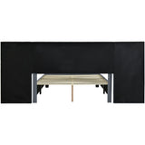 Upholstered Platform Bed With Big Headboard
