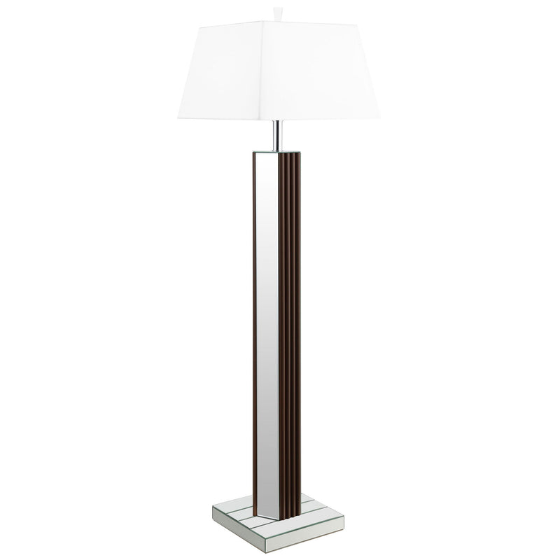 Echolls - Lamp With Scalloped Accents And Mirror Detail