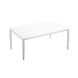 Outdoor Patio Dining Table With Tapered Feet & Umbrella Hole