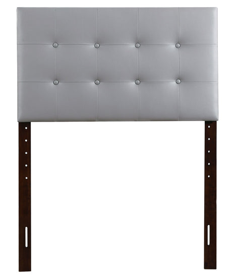Twin Stylish Adjustable Headboard - Light Gray