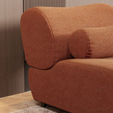 1 Piece Luxury Chenille Fabric Modular Sofa With Spring Cushions & Hidden Legs