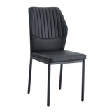 Luxury Simple Chair With Metal Leg