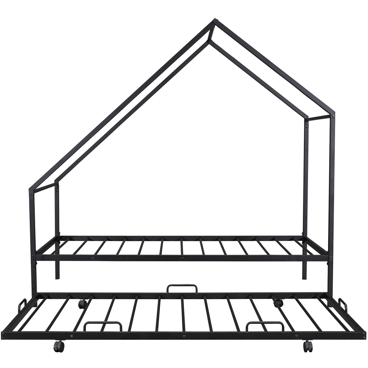 House Bed With Trundle