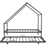 House Bed With Trundle