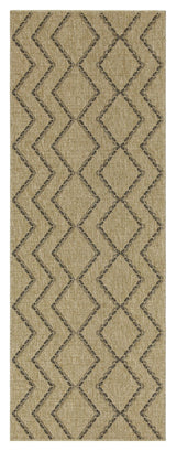 Earth - 5'3" X 7'3" Indoor, Outdoor Area Rug - Black, Natural