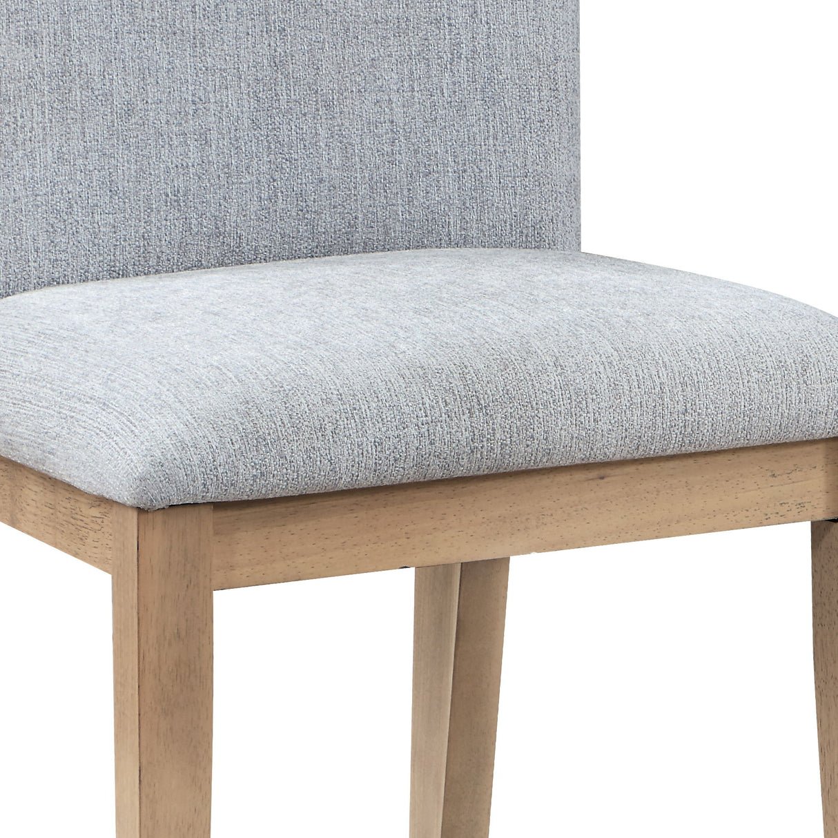 Caspian - Linen And Oak Finish Dining Chair (Set of 2) - Gray