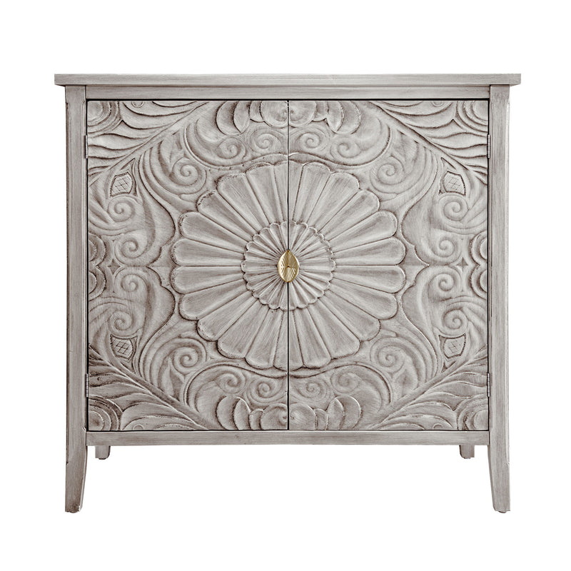 2 Door Cabinet, Suitable For Bedroom - Light Gray