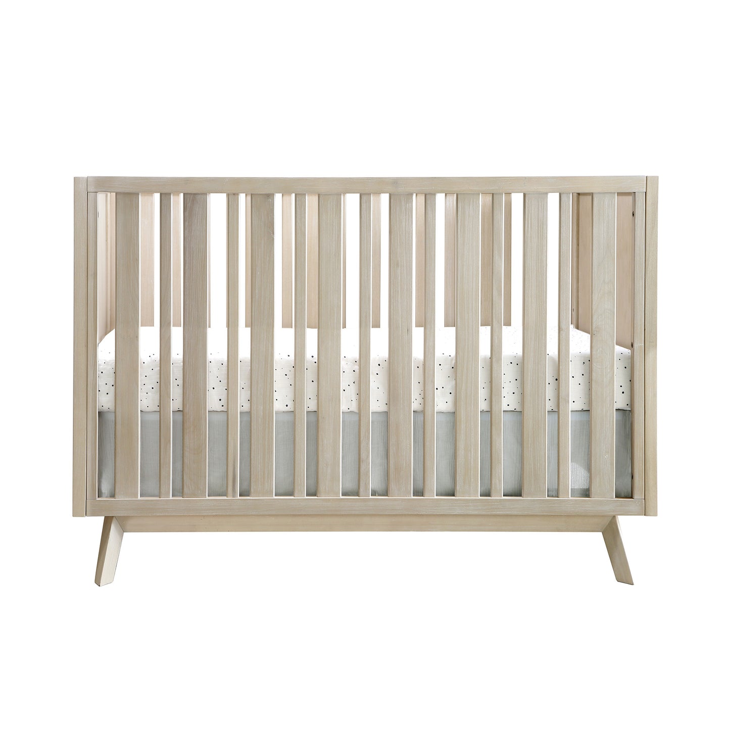 Prague Convertible Crib in Cotton Grey