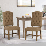 Elegant Dining Chair With Button Tufted Design