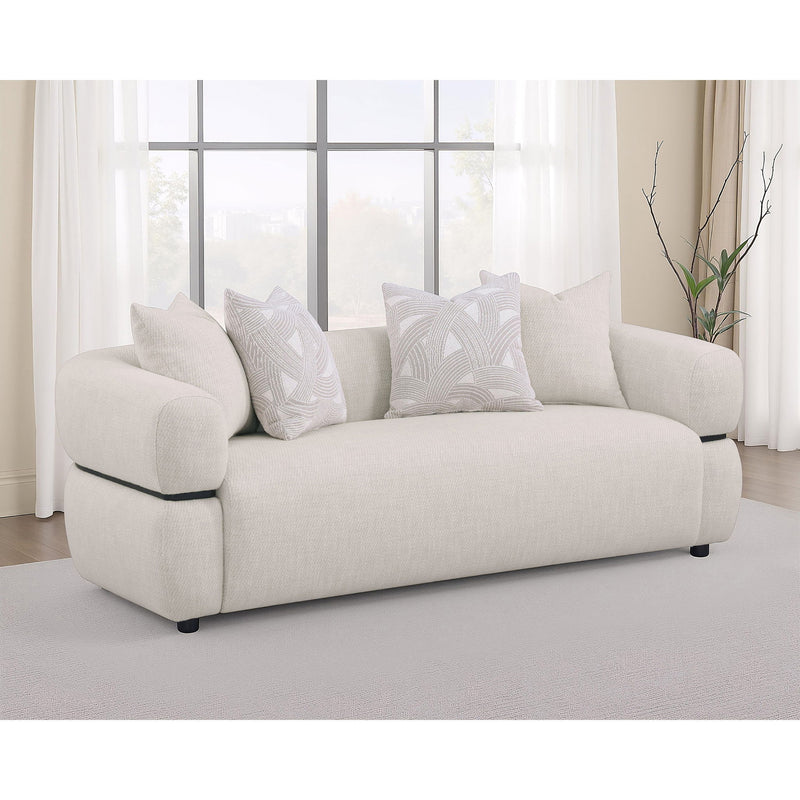 Ramsay - Round Arm Sofa - Beige