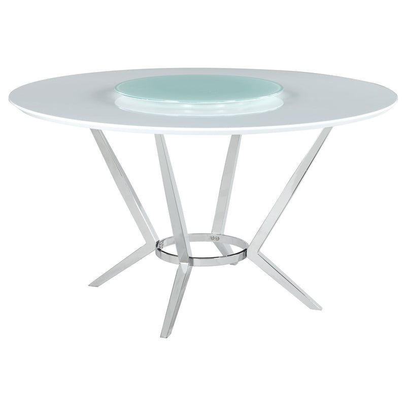 Anchor - Round Dining Table - Gloss White